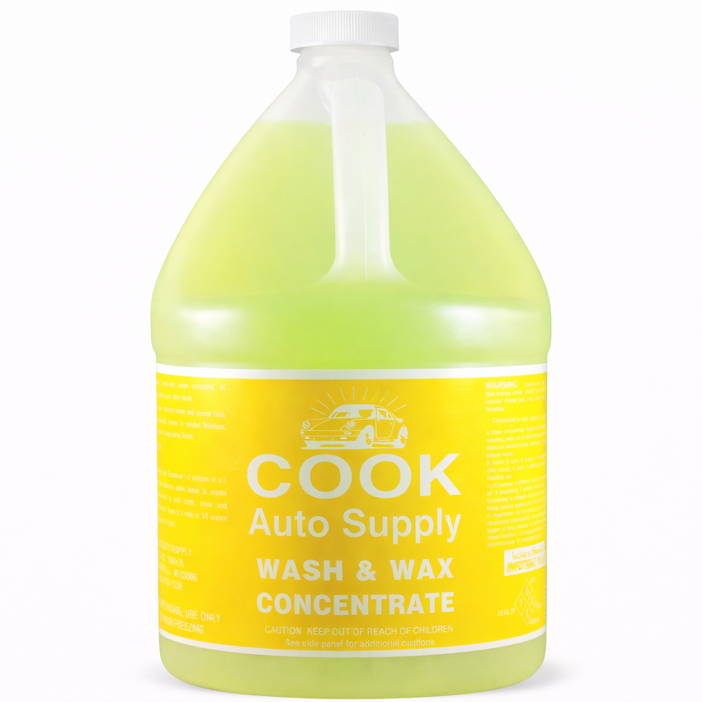 COOK Auto Supply Wash & Wax Concentrate-Gallon
