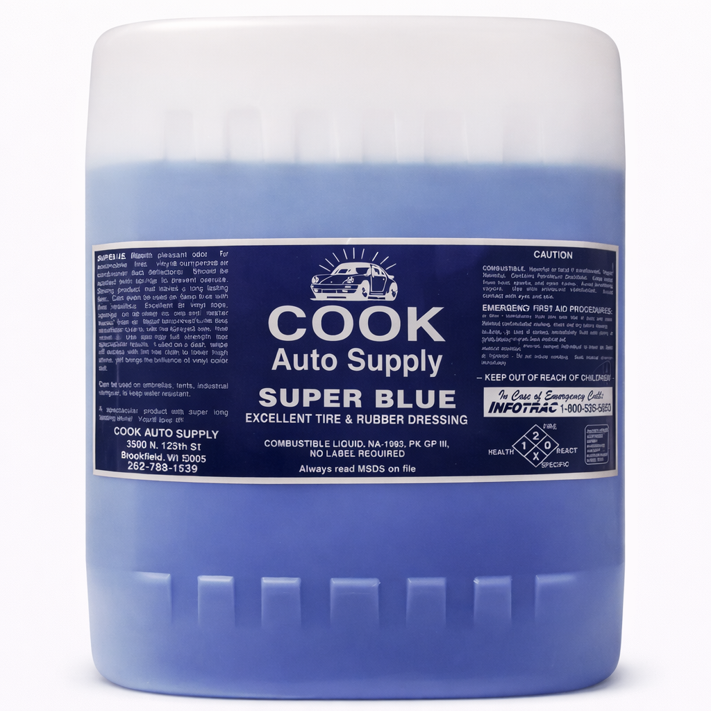 COOK Super Blue Tire Dressing-5gallon