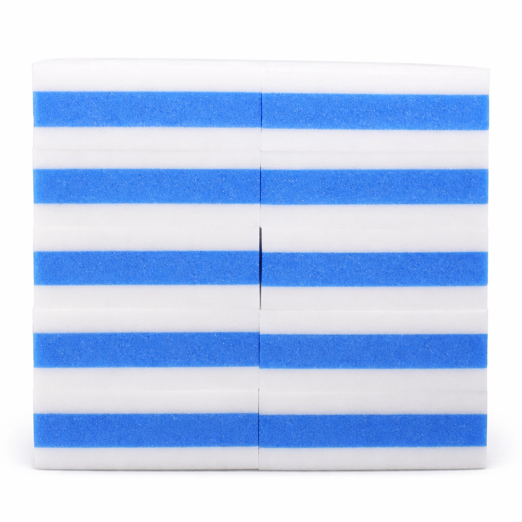 HD Blue & White Mighty Sponge-10 Pack