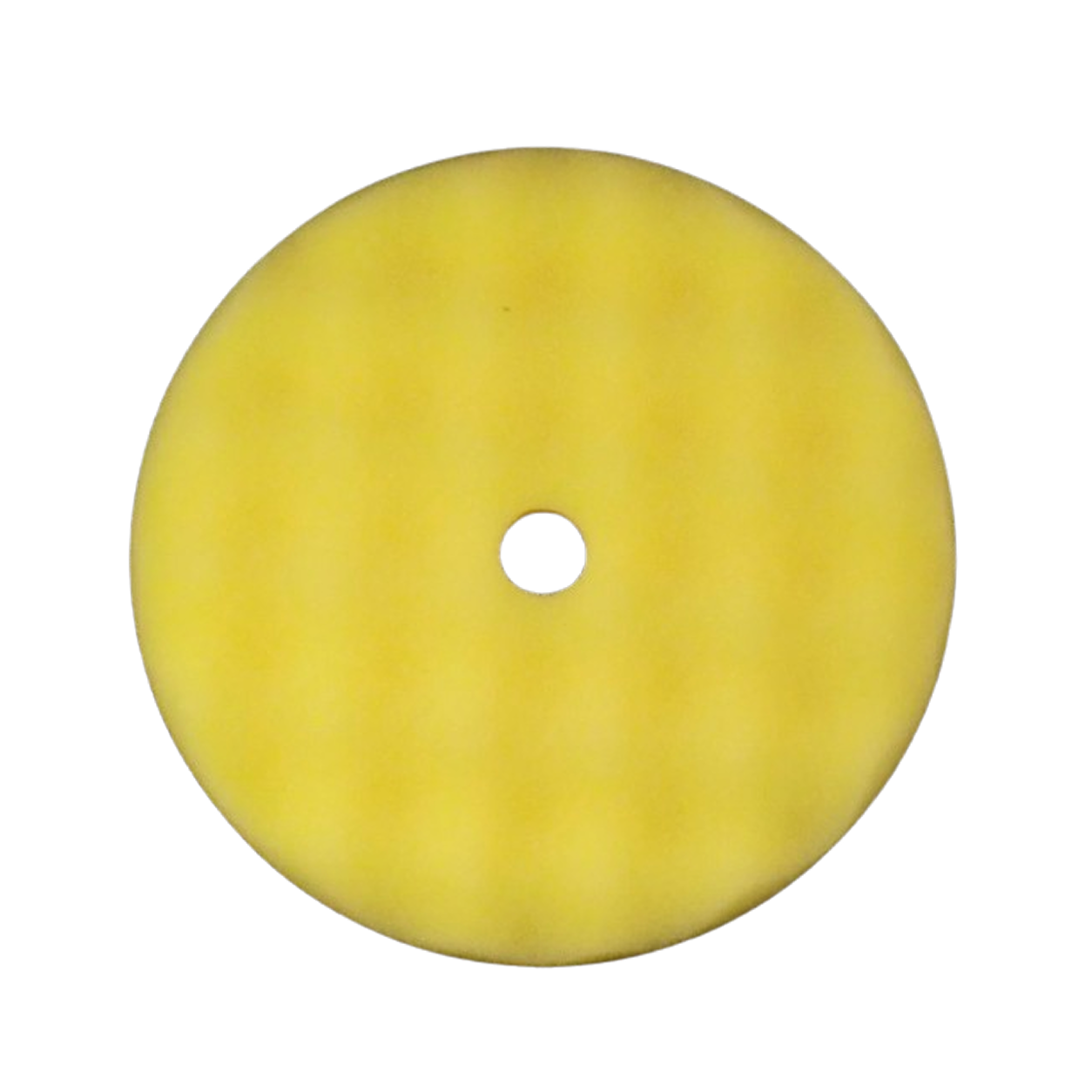 Yellow Waffle Foam Lt Cutting Buff Pad