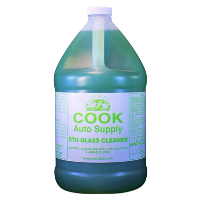 COOK Auto Supply Glass Cleaner-Gallon