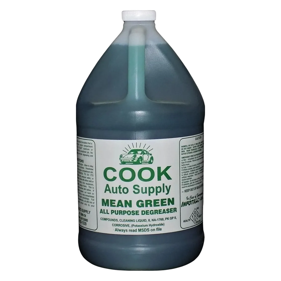 COOK Auto Supply Mean Green APC/Degreaser Ultra Concentrate-Five Gallon