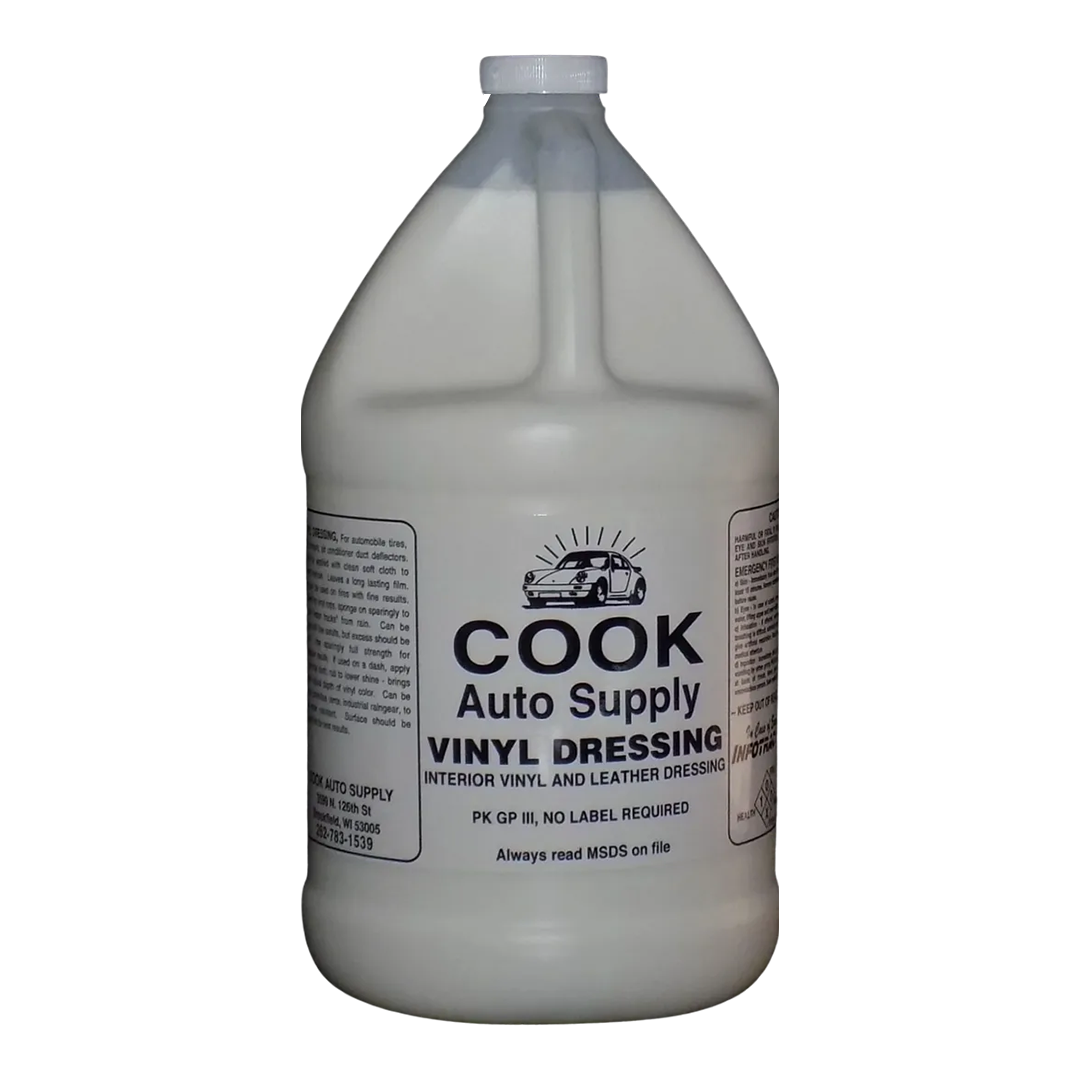 COOK Auto Supply Premium Vinyl Dressing-gallon
