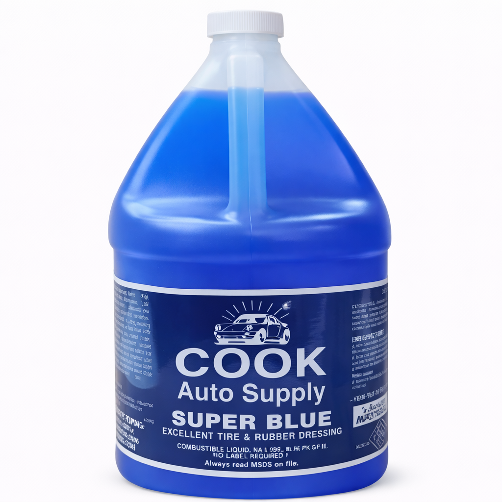 COOK Auto Supply Superblue Tire Dressing-gallon