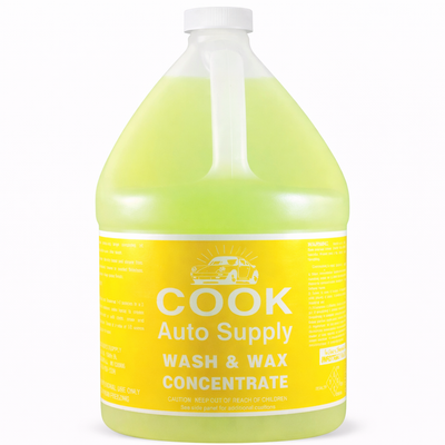 COOK Auto Supply Wash & Wax Concentrate-Gallon