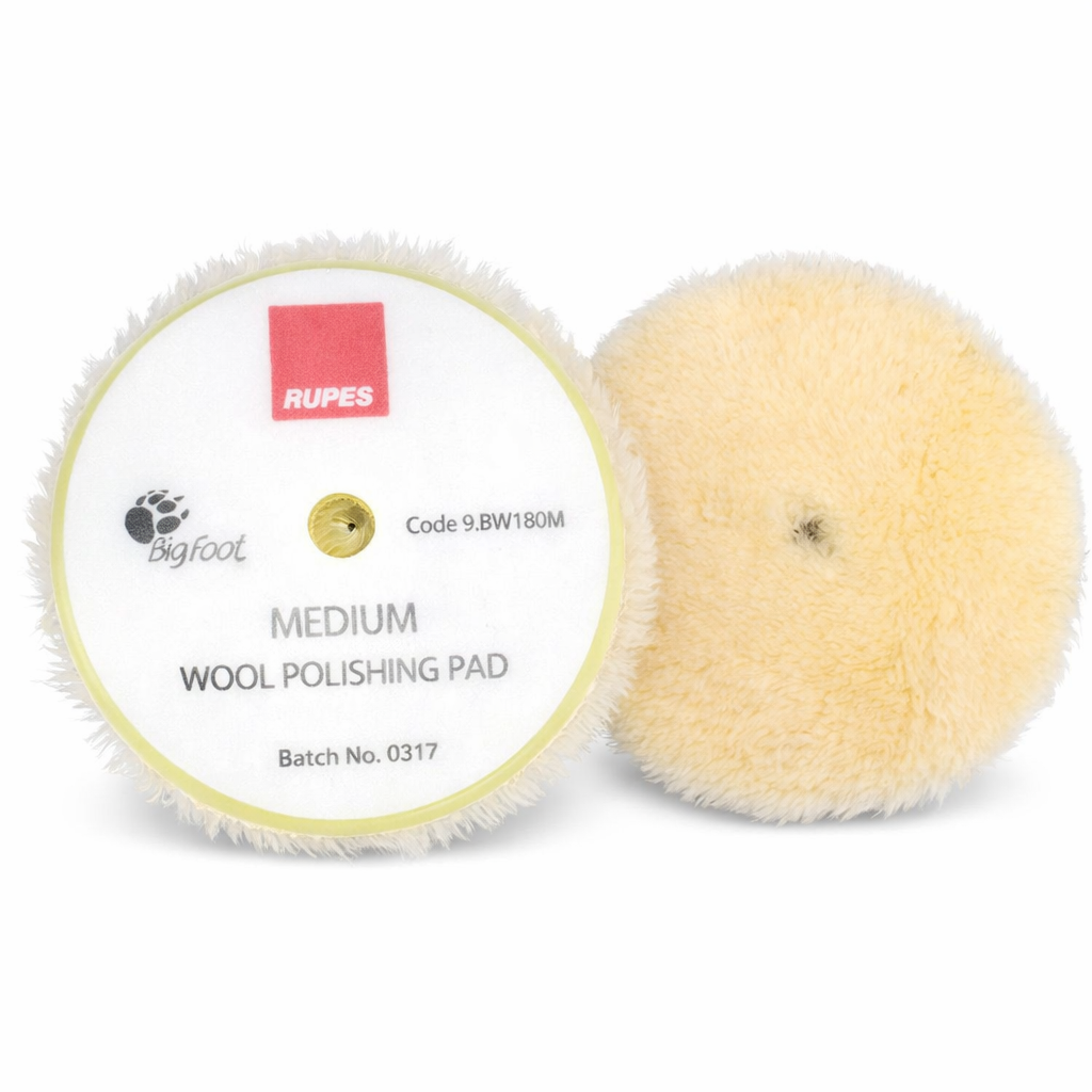 6 inch Rupes Medium Wool Polishing Pad