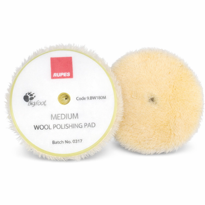6 inch Rupes Medium Wool Polishing Pad